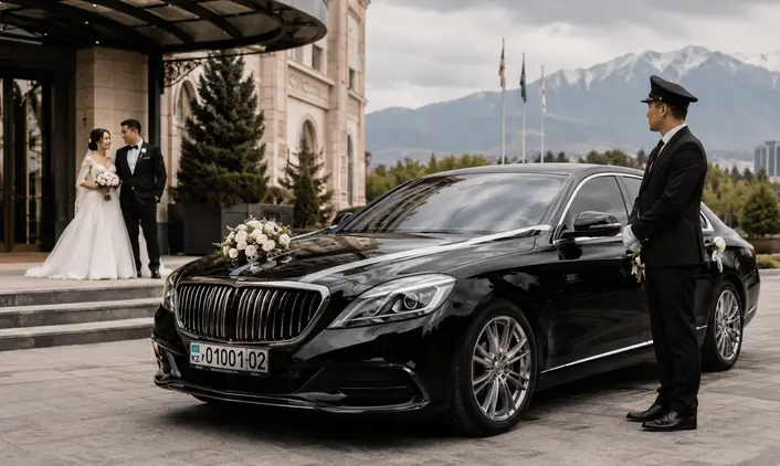 Алматыдағы үйлену тойына арналған Imperial Auto автокөлігі
